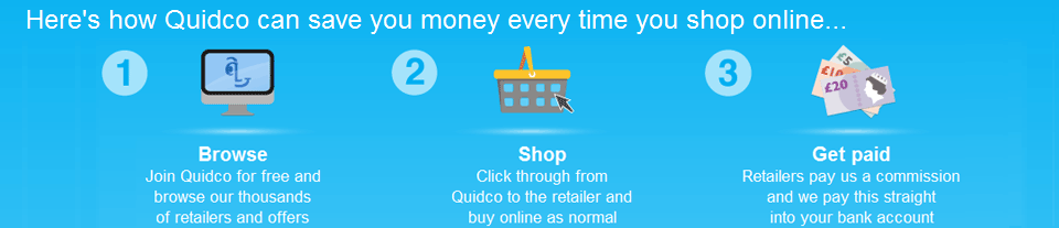 Quidco - Get paid to shop